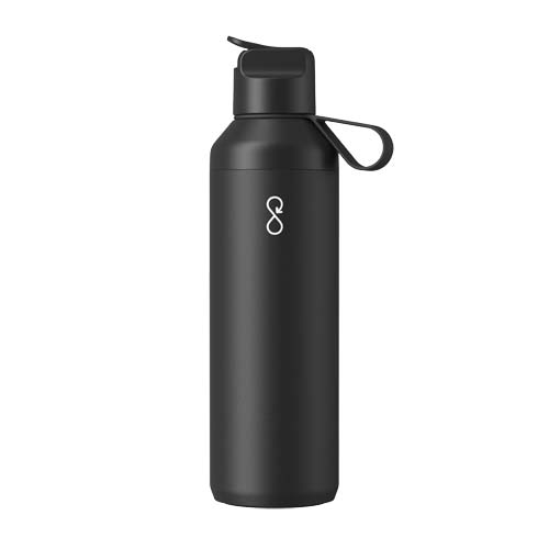 Bouteille isotherme personnalisable 710 ml Ocean Bottle Peak GO Noir obsidienne